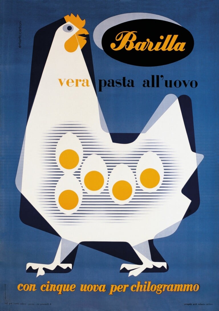 Vera Pasta All’Uovo – Gallina Cubista, 1953, Archivio Storico Barilla - Parma - Italia
