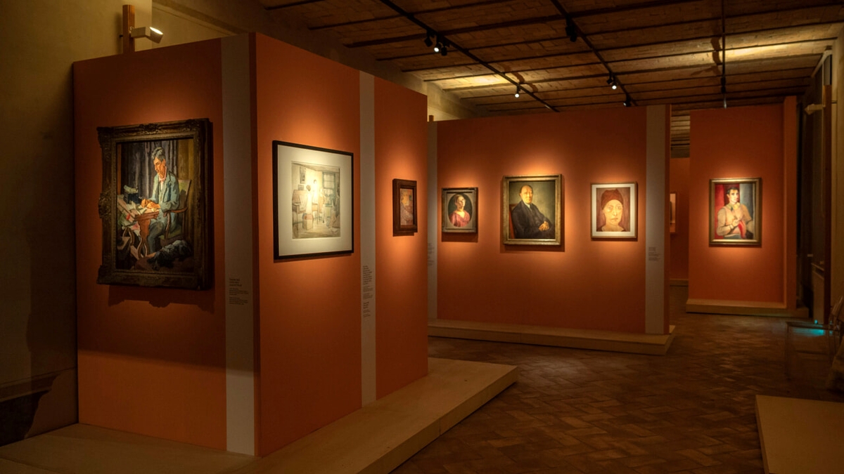 Virginia Woolf e Bloomsbury, exhibition view at Palazzo Altemps, Roma, 2022