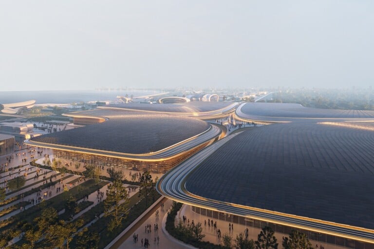 Zaha Hadid Architects, Odessa Expo 2030, render by NORVISKA