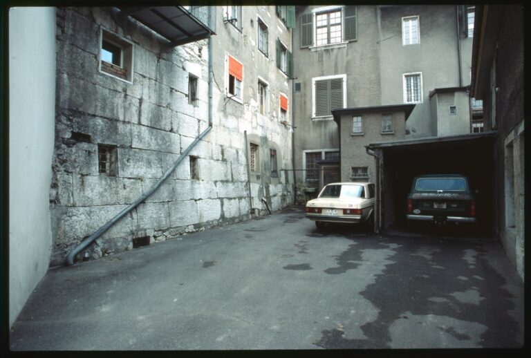 André Corboz, Solothurn, 1986 (Fondo A. Corboz, Biblioteca dell’Accademia di architettura Mendrisio, USI)