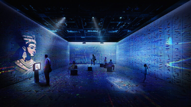 Museo Egizio, Multimedia Space. Image courtesy of OMA