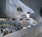 Rendering del Kenneth C. Griffin Exploration Atrium all’interno del Richard Gilder Center. Photo Neoscape, Inc./© AMNH