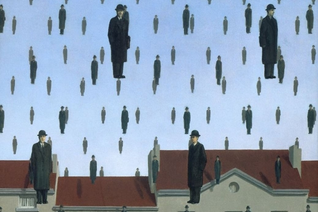 René Magritte, Golconda