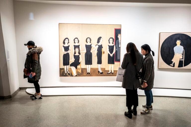 Alex Katz Gathering, exhibition view at Guggenheim Museum, New York. Photo Francesca Magnani