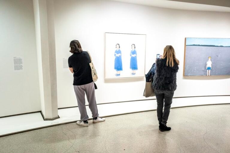 Alex Katz Gathering, exhibition view at Guggenheim Museum, New York. Photo Francesca Magnani