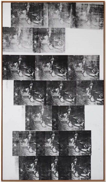 Andy Warhol, White Disaster [White Car Crash 19 Times], 1963