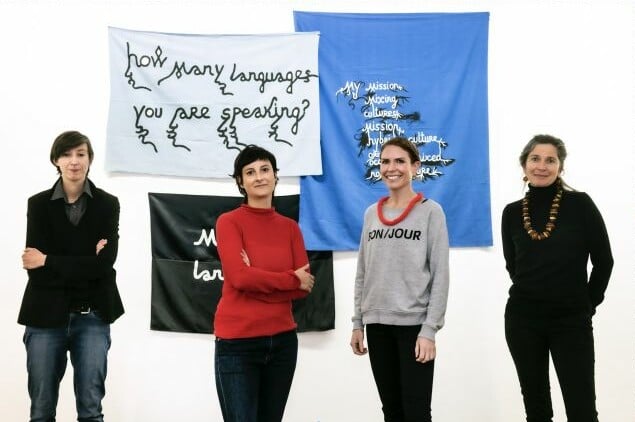 Anna Zinelli, Martina Oberprantacher, Judith Waldmann e Ursula Schnitzer, The Poetry of Translation, Merano Arte. Photo_ Ivo Corrà