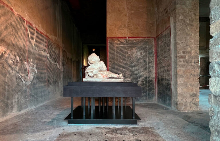 Villa di Poppea di Oplontis, ricollocati statue e reperti originari