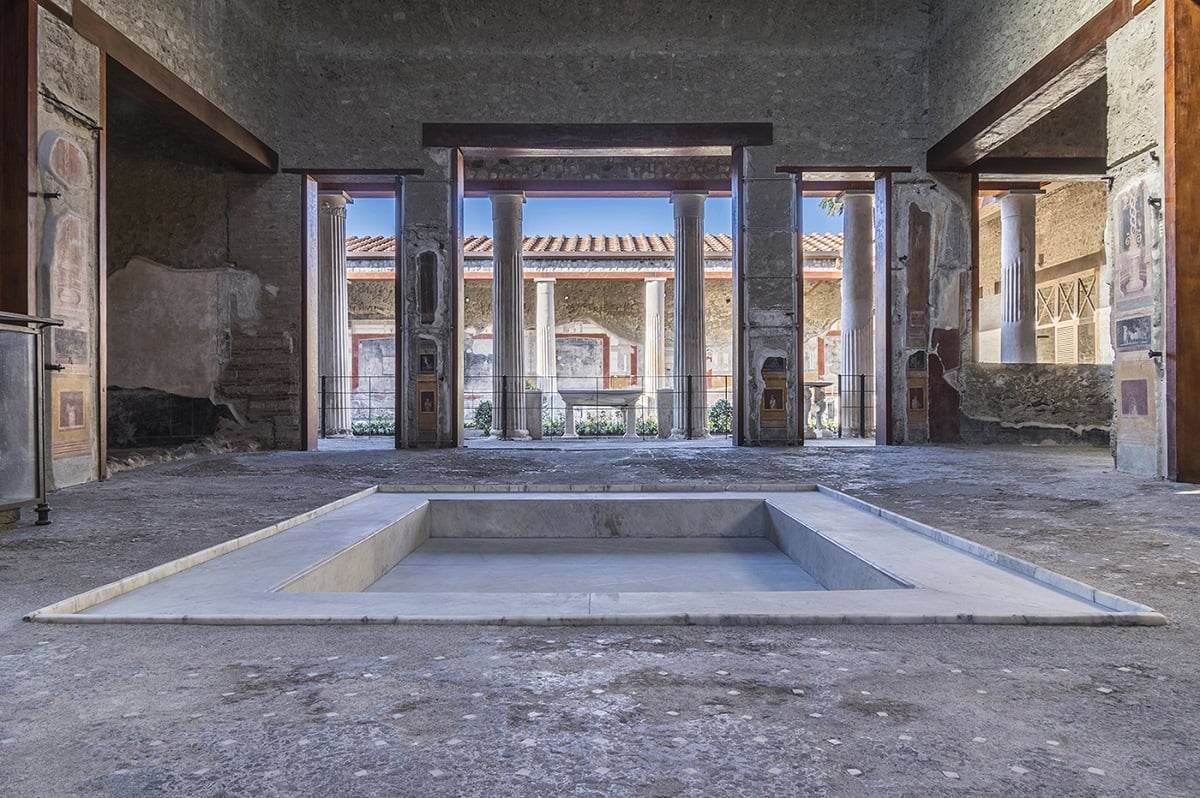Casa dei Vettii, atrio, Parco Archeologico di Pompei. Photo: Silvia Vacca