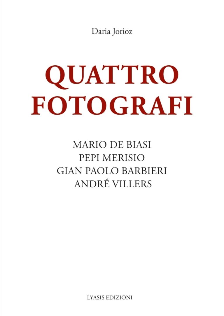 Copertina Quattro Fotografi, Daria Jorioz