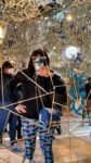 Cristina Fogazzi in visita al Parco dei Tarocchi di Niki de Saint Phalle a Capalbio