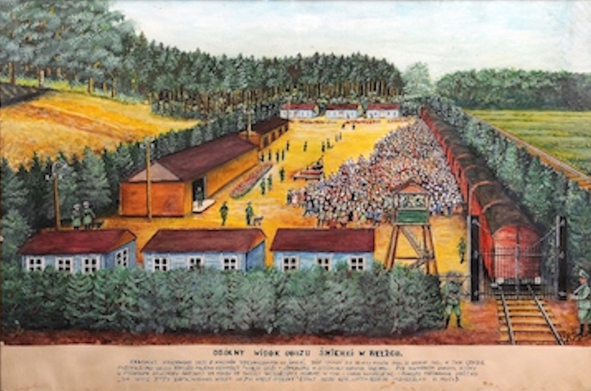 Dipinto di un ferroviere di Bełżec, Wacław Kolodziejczyk