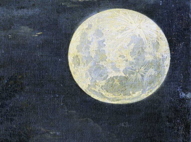 Domenico Creti, osservazioni astronomiche - Luna, Musei Vaticani