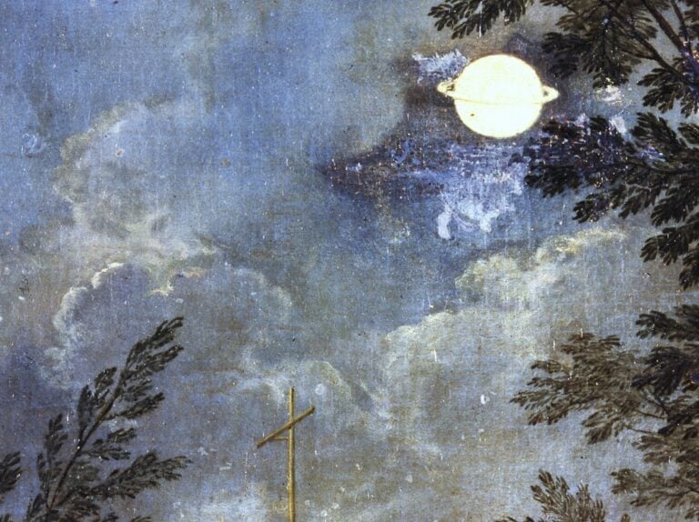 Domenico Creti, osservazioni astronomiche - Saturno, Musei Vaticani