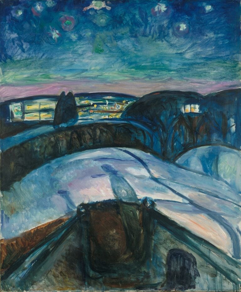 Edvard Munch, 1922, Notte Stellata, Munch Museum, Oslo