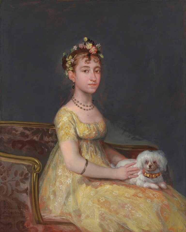 Francisco de Goya, Portrait of Doña María Vicenta Barruso Valdés. Courtesy Christie's Images Ltd