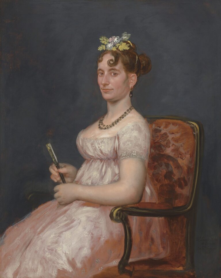 Francisco de Goya, Portrait of her mother Doña Leonora Antonia Valdés de Barruso. Courtesy Christie's Images Ltd