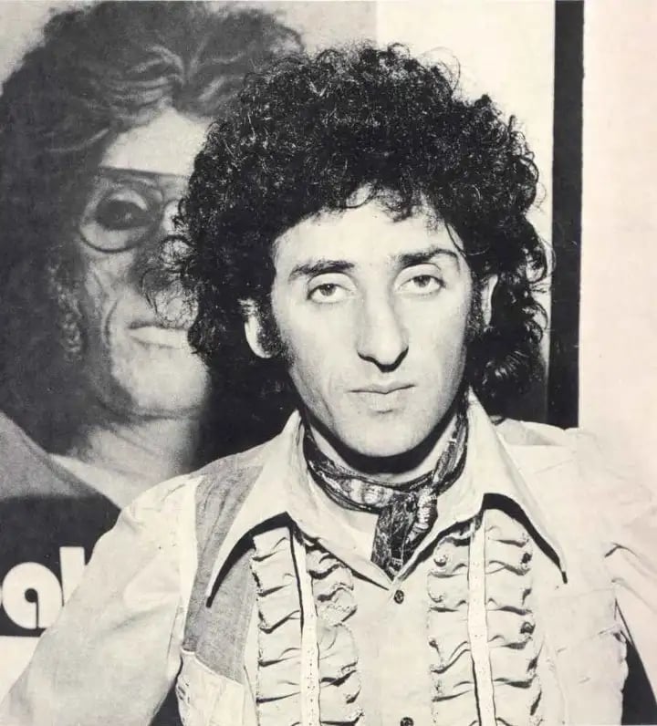 Franco Battiato all'inizio degli Anni Settanta