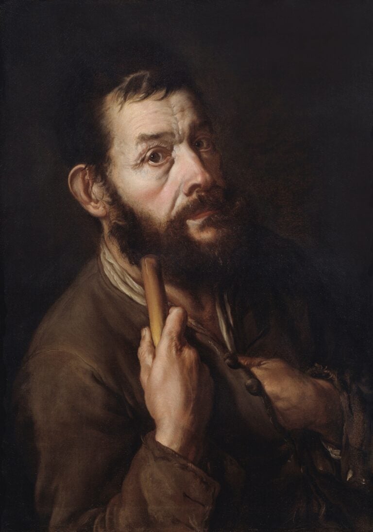 Giacomo Ceruti, Autoritratto come pellegrino 1732/34 Museo Villa Bassi Rathgeb, Abano Terme 