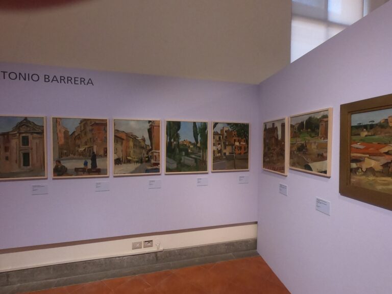 I Romanisti. Exhibition view at Museo di Roma in Trastevere, Roma, 2022