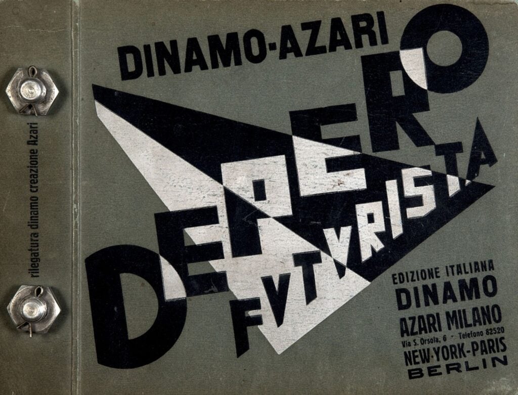 Il libro imbullonato di Fortunato Depero