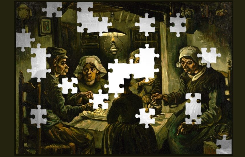 I capolavori di Vincent van Gogh diventano puzzle con cui giocare da cellulare