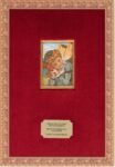 Jan Fabre, Listening to the lust (2018), matita HB, matite colorate su carta chromo, cornice dorata, passe partout rosso, 36,2 x 25 x 2,2 cm