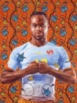 Kehinde Wiley, John Mensah, 2010, olio su lino