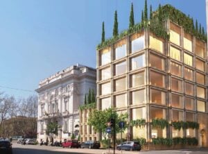 Stanno costruendo un nuovo palazzo progettato da Philippe Starck nel centro di Roma