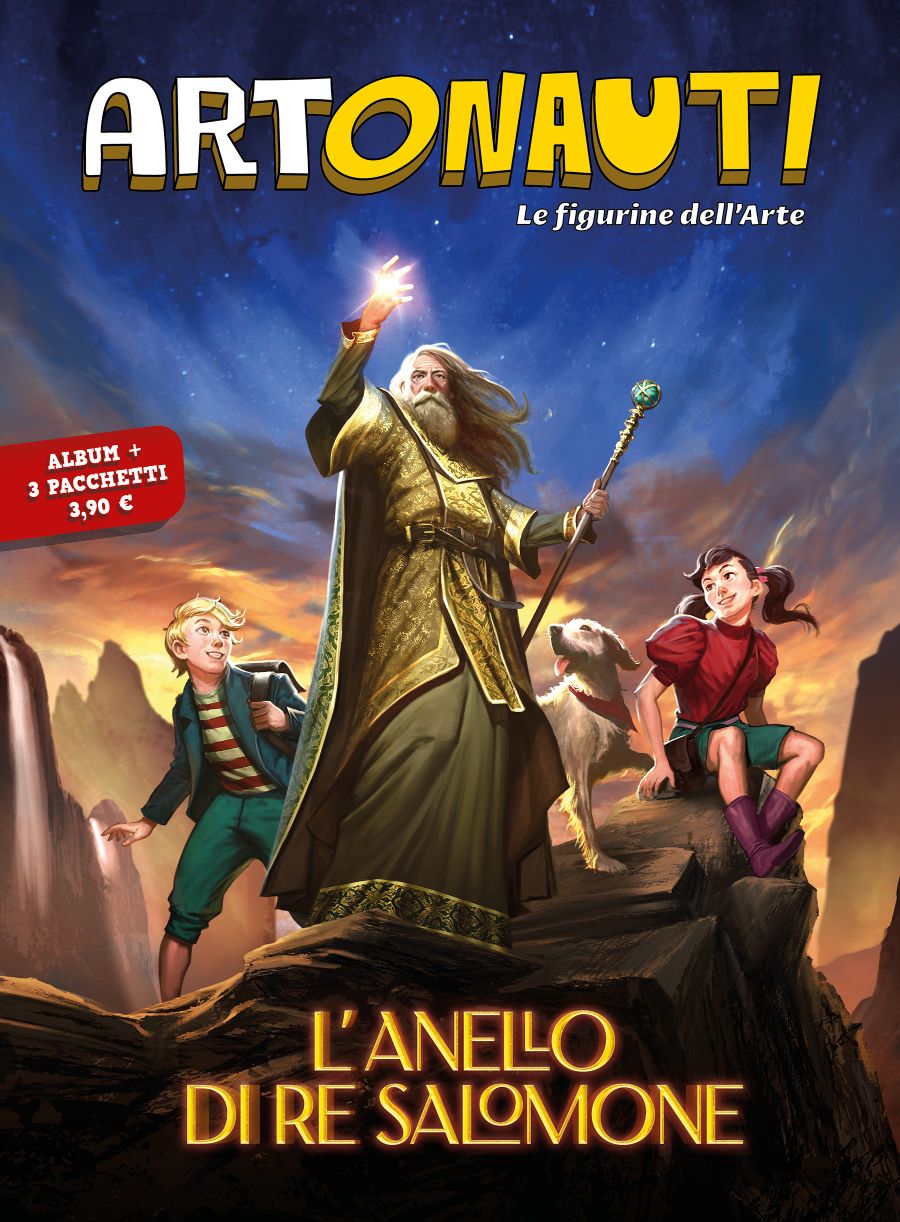 L'album di figurine L'anello di re Salomone. Copertina, 2023