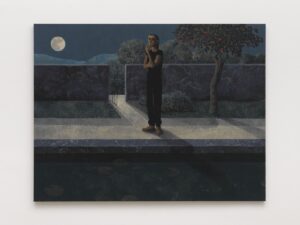 I dipinti lunari di Lenz Geerk in mostra a Milano