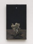 Lenz Geerk, Moonpainting VIII, 2022, acrilico su tela, 36x22 cm. Photo by Alessandro Zambianchi, courtesy MASSIMODECARLO