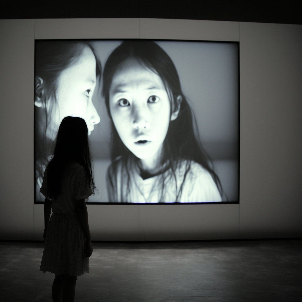 Midjourney, Chiara Fumai, The Witching Hour, multimedia installation
