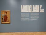 Modigliani Up Close, installation view at Barnes Foundation, Philadelphia, 2023, photo Maurita Cardone