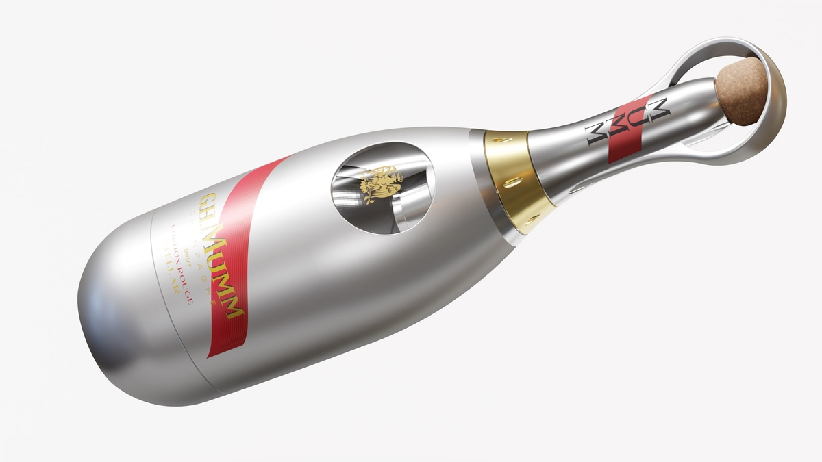 Mumm Cordon Rouge Stellar di Octave de Gaulle per Maison Mumm