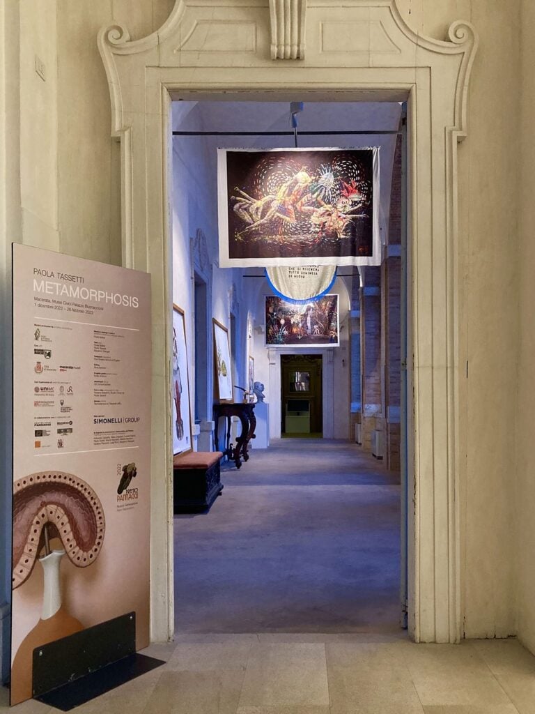 Paola Tassetti. Metamorphosis. Exhibition view at Palazzo Buonaccorsi, Macerata 2022