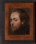 Sala 2 - P. P. Rubens, Autoritratto, 1604-1605 ca., olio su carta applicata su tela, 31,3x24,5 cm. (carta) 49,5×39,5 cm. (tela), Collezione privata in comodato d’uso alla Rubenshuis di Anversa ©Rubenshuis, Antwerp