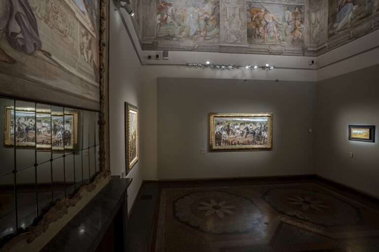 Veduta della mostra Fattori. L’umanità tradotta in pittura, Bologna, 2023