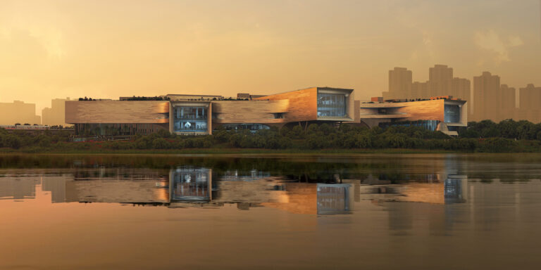 Waterfront view of new Science Centre. render by Negativ. The image is an artist’s impression, and final design may be subject to changes