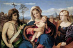 Palma il Vecchio, Madonna con il Bambino, San Giovanni Battista e la Maddalena, olio su tavola, Genova, Musei di Strada Nuova Palazzo Rosso
