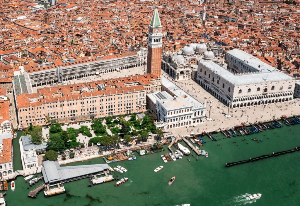 I Giardini Reali di Venezia, Vista aerea, Raffaele Cappelli, 2021