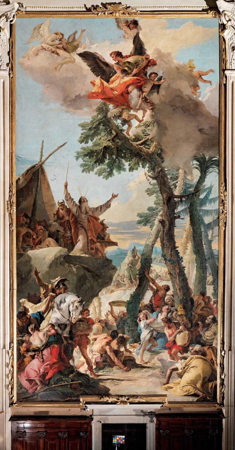 Giambattista Tiepolo, La caduta della Manna