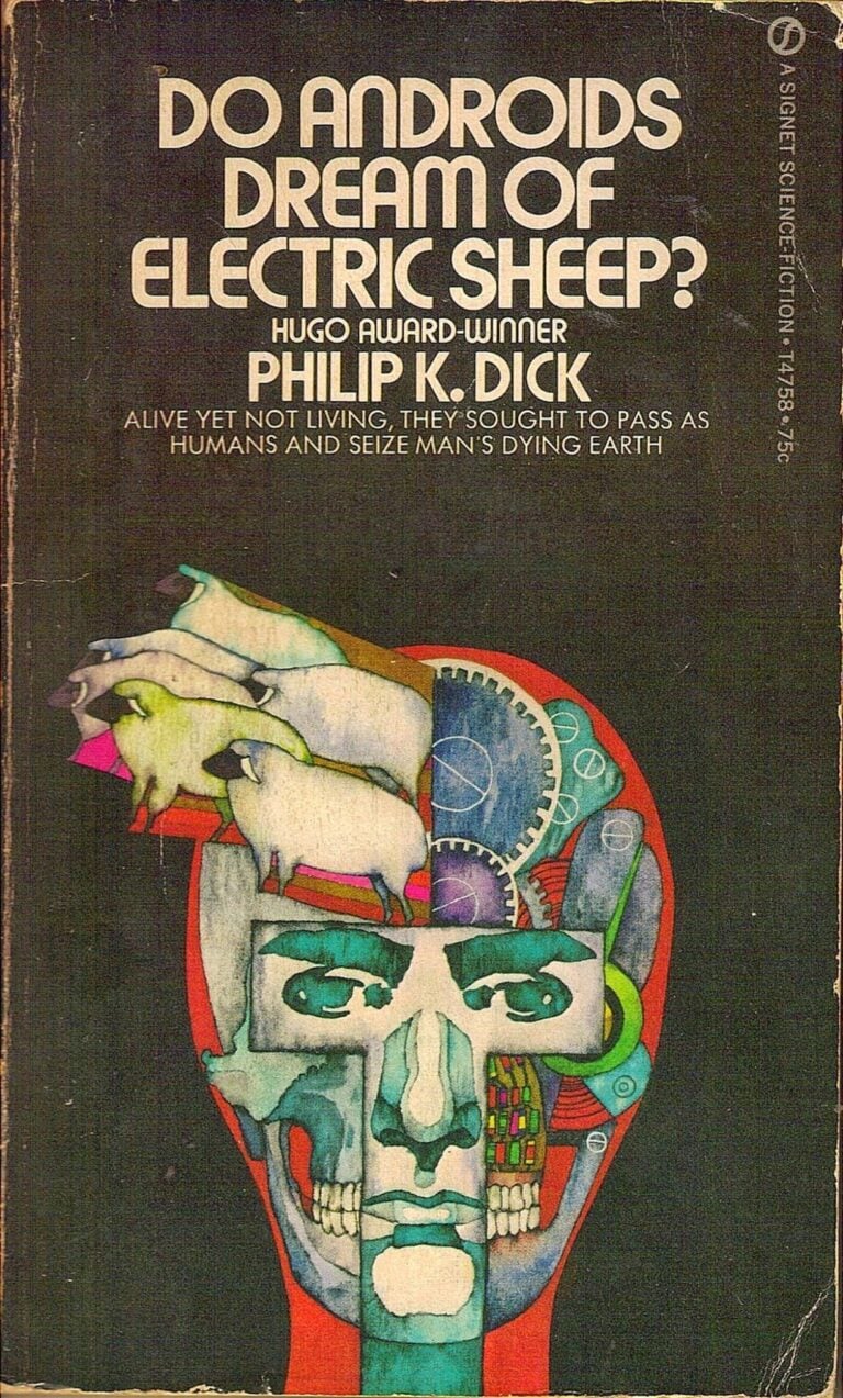 Philip K. Dick, Do androids dream of electric sheep (1968), copertina del libro