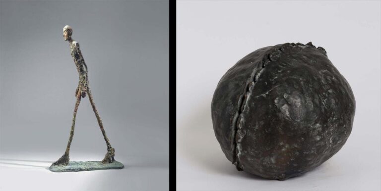 Alberto Giacometti e Lucio Fontana 