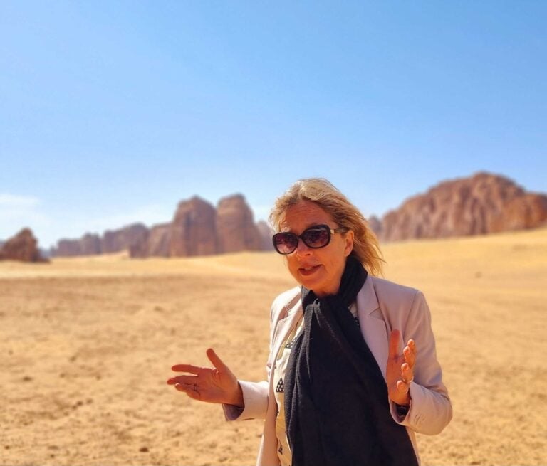 AlUla - Iwona Balzwick nella Wadi AlFann