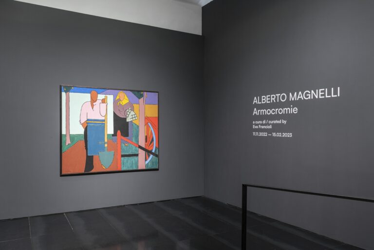 Alberto Magnelli. Armocromie. Exhibition view at Museo Novecento, Firenze 2022. Photo Leonardo Morfini