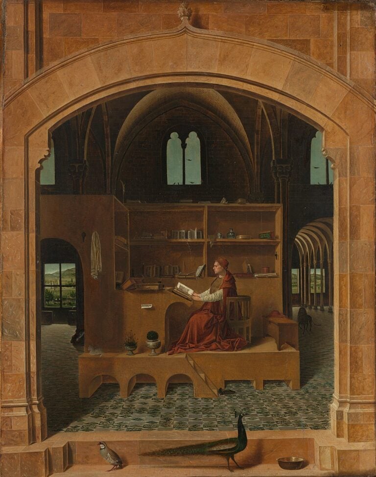 Antonello da Messina, San Girolamo nello studio, 1474 75. Londra, National Gallery