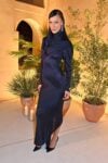 Bella Hadid ai Fashion Trust Arabia Prize 2022 Awards in Qatar, in abito nero vintage Alaïa del 1986