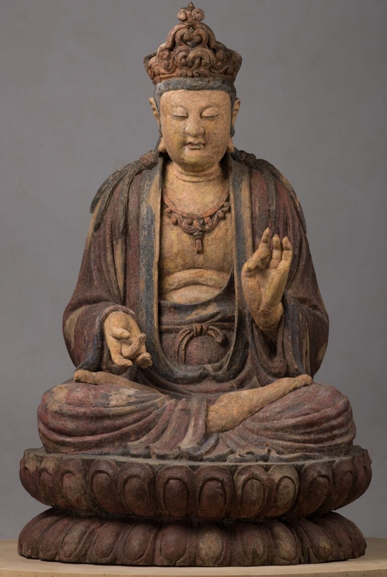 Bodhisattva assiso in vitarkamudrā inversa, XVI secolo, ©CCR Photo Silvano Pupella