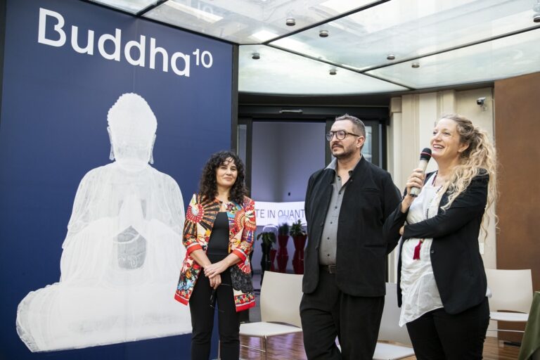 Conferenza stampa della mostra Buddha10, foto Giorgio Perottino